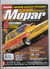 High Performance Mopar <BR>July 2001
